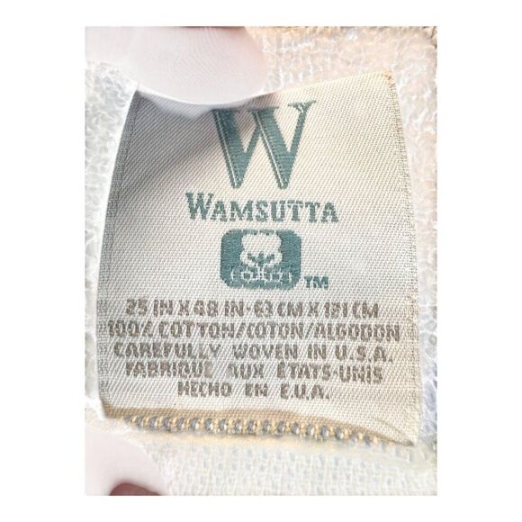 Wamsutta Jacquard Bath Towels Wash Cloth Set 2ea 100% Cotton Southwest Geometric - Picture 4 of 5